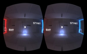 Oculus Rift BouncerVR start screen screenshot