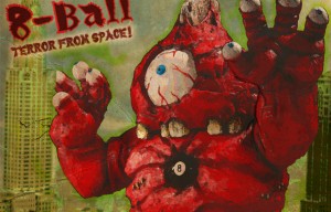 8-Ball the Terror From Space! sofubi designer vinyl figure