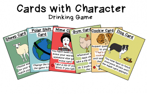 Cards with Character (Drinking Game)