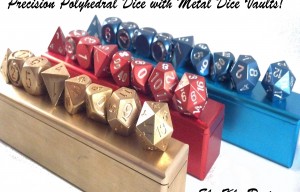 Sly Kly Starts Kickstarter Campaign to Start Mass Production of Precision Polyhedral Dice with Metal Dice Vaults