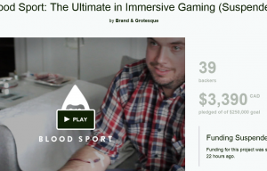 ‘Blood Sport’ Suspended from Kickstarter after Pushing the Limits of Gaming