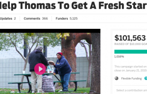 Blogger has Raised 100K+ on Indiegogo to Help Homeless Man