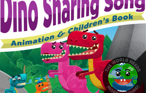 Animation and Children’s Book Dino Sharing Song on Kickstarter