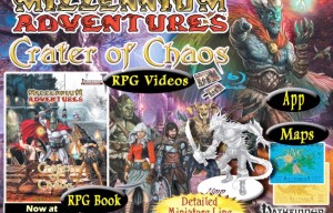 Millennium Adventures: RPG book with Video, Maps, App and Miniatures!