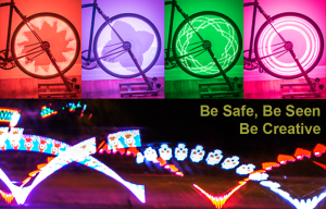 Spokenlights: Full Color LED Customizable Bike Wheel Lights