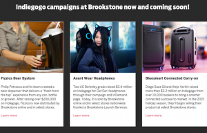 Indiegogo Announces Partnership with Brookstone