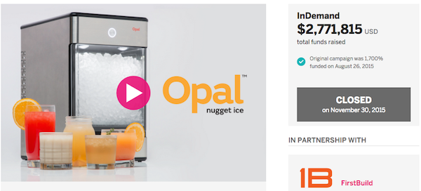 opal nugget Indiegogo