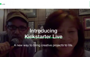 Kickstarter Live Lets Crowdfunders Connect with Backers on a New Level