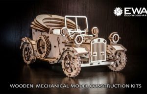 EcoWoodArt Launches Kickstarter Campaign to Raise Funds for Wooden Mechanical Construction Kits