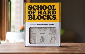 School of Hard Blocks: Set of 12 Concrete Blocks Launches on Kickstarter, Because Life is Hard    