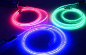 Versalume Launches USB Cable that Glows with Laser Light on Kickstarter